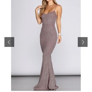 Lara Formal Purple Glitter Dress Windsor